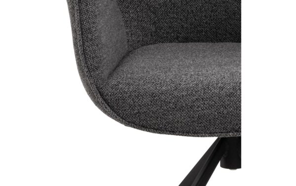 2034067_6 - Mediatech AC Design Esszimmerstuhl Aura Monza 1 Stück Monza fabric Anthrazit