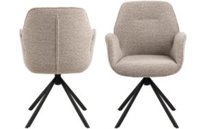 AC Design Esszimmerstuhl Aura Monza 1 Stück Monza fabric beige