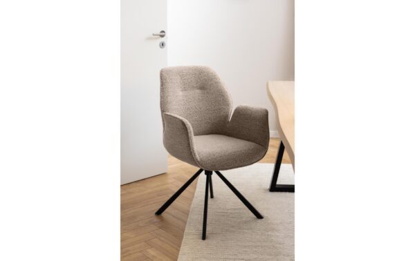 AC Design Esszimmerstuhl Aura Monza 1 Stück Monza fabric beige