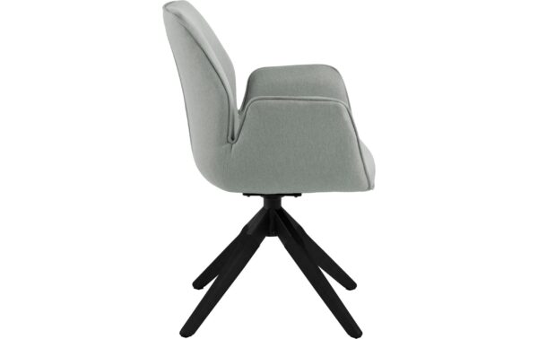 2034070_2 - Mediatech AC Design Esszimmerstuhl Aura Town 1 Stück Town Fabric Light grey 13/Schwarz