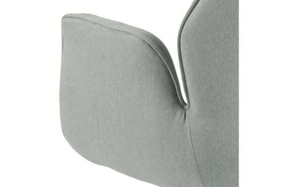 2034070_6 - Mediatech AC Design Esszimmerstuhl Aura Town 1 Stück Town Fabric Light grey 13/Schwarz