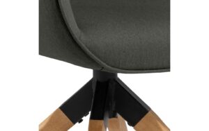 2034071_4 - Mediatech AC Design Esszimmerstuhl Aura Town 1 Stück Town Fabric dark grey 33/Braun