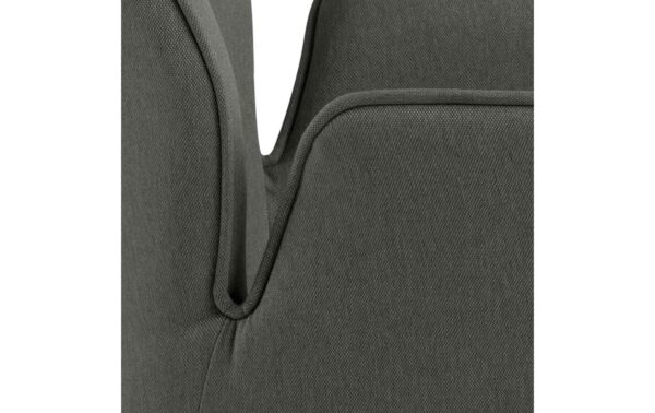 2034071_7 - Mediatech AC Design Esszimmerstuhl Aura Town 1 Stück Town Fabric dark grey 33/Braun