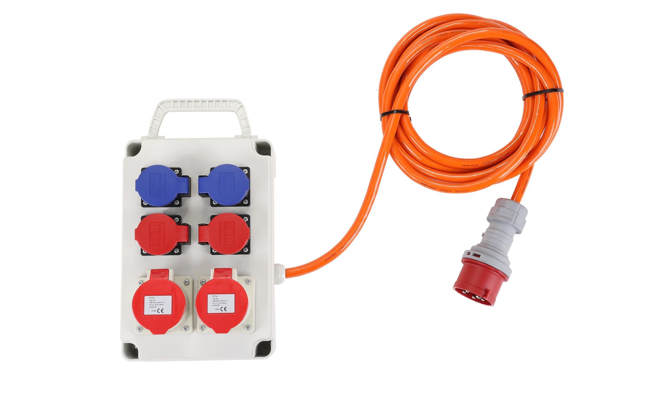 2036535 - Mediatech Schönenberger Schöneberger Baustromverteiler 16A EPR-PUR 2xCEE16/5 | 2xT23 | 2xT25 kaufen | Mediatech.ch