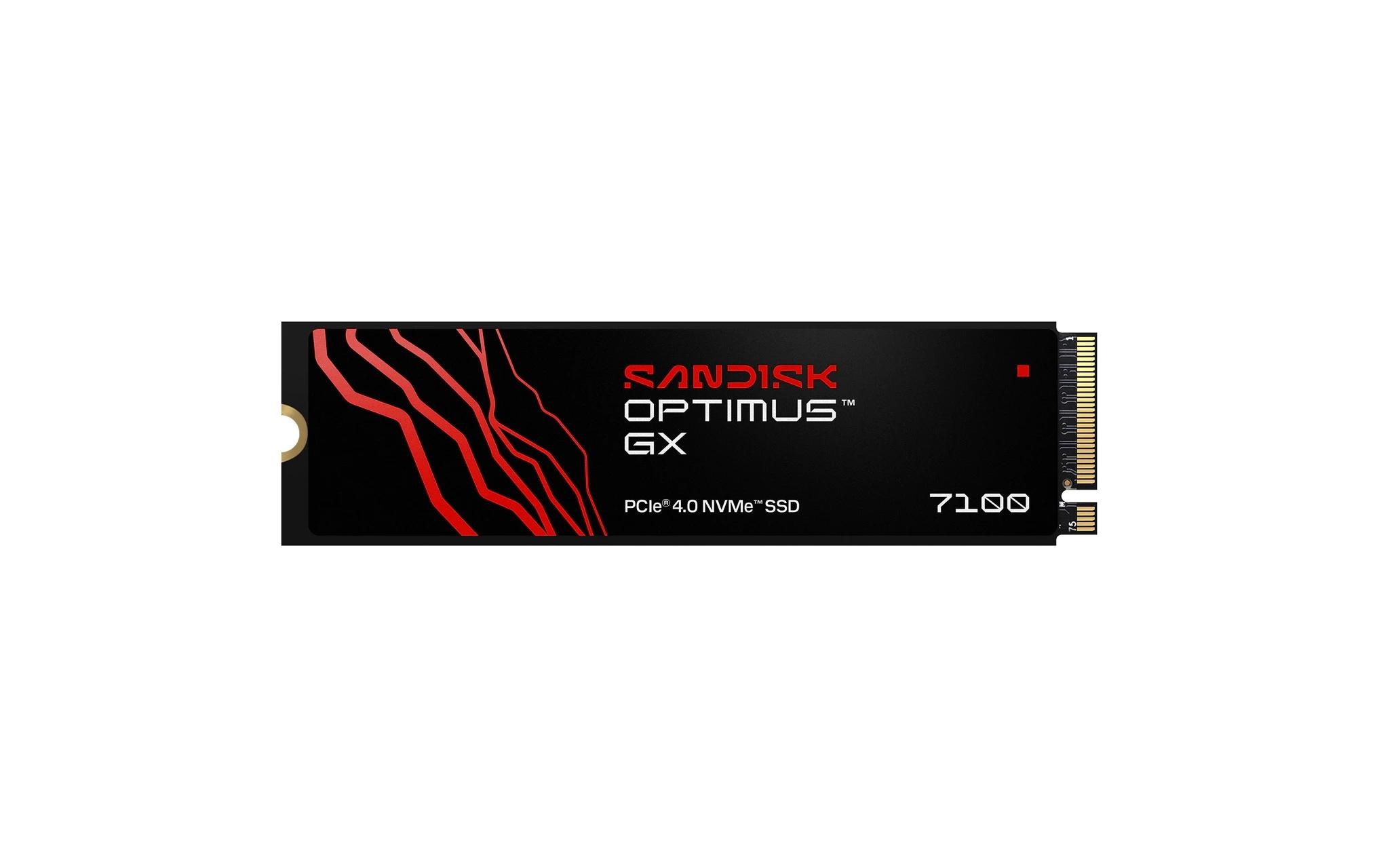 2036839 - Mediatech SanDisk Optimus GX 7100 2TB NVMe, M.2 2280, 7250MB/s (l), 6900MB/s (s)