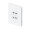 Ubiquiti UACC-WP-KEYSTONE-V-4P, 4x Keystone 4-Pack,Vertikal, paintable, 4-Port