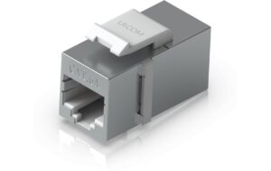 Ubiquiti UACC-KEYSTONE-COUPLER-C6A, 12-Pack Buchse-Buchse 1:1, Cat6A, geschirmt