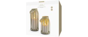 2039192 - Mediatech STT Solar Candle Lantern Set