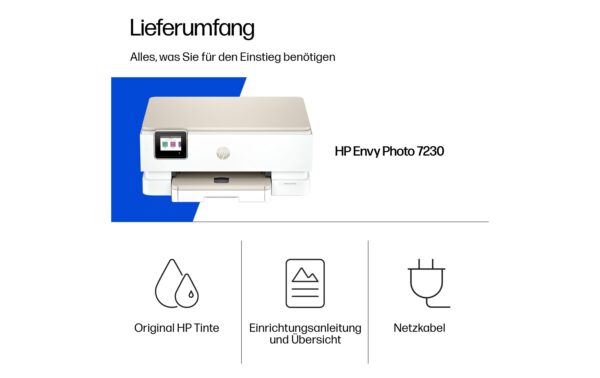 HP Envy Photo 7230 All-in-One 3 in 1, A4, USB 2.0, WLAN