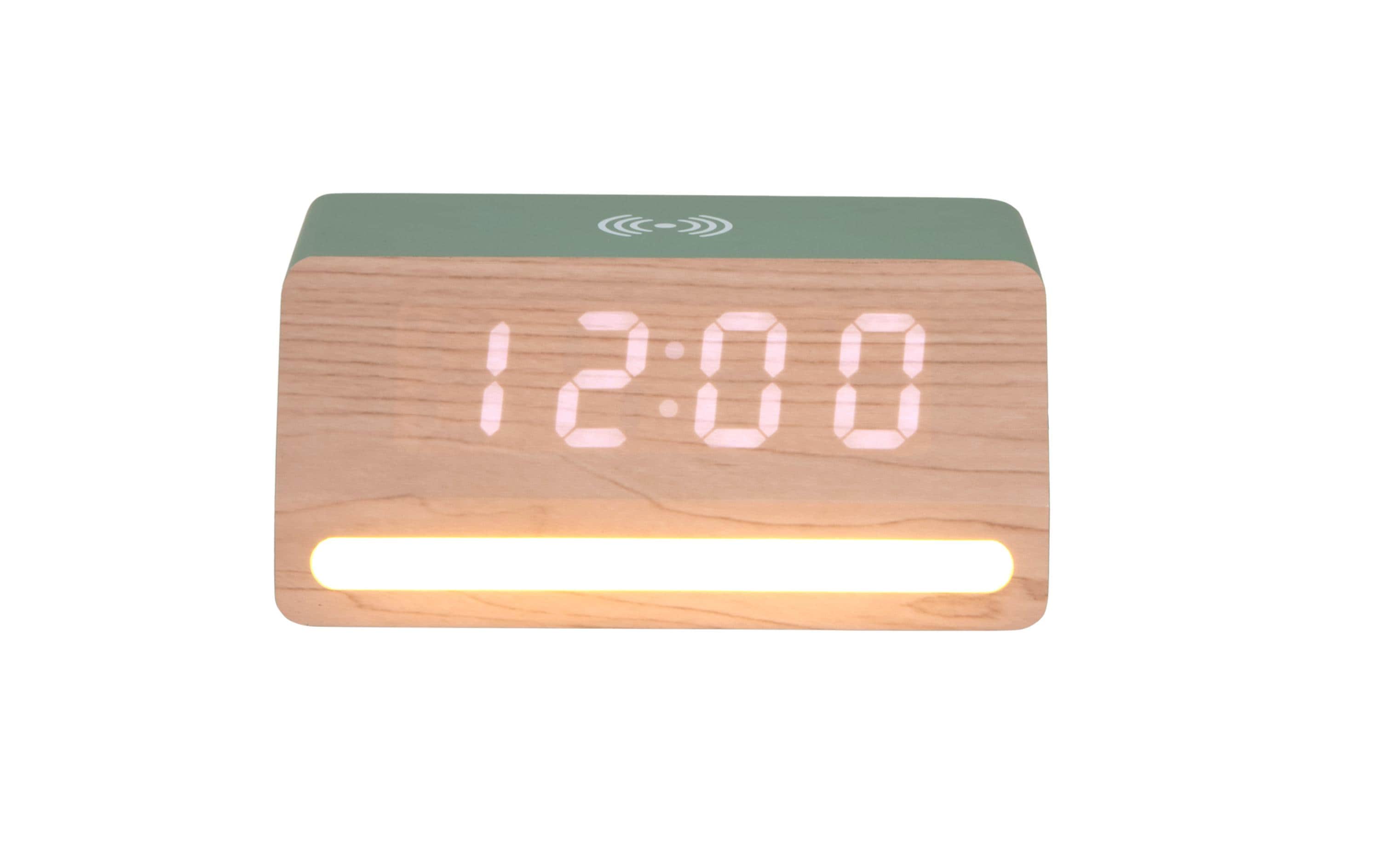 2040770_1 - Mediatech KARLSSON Wecker Retro Light LED Jungle green