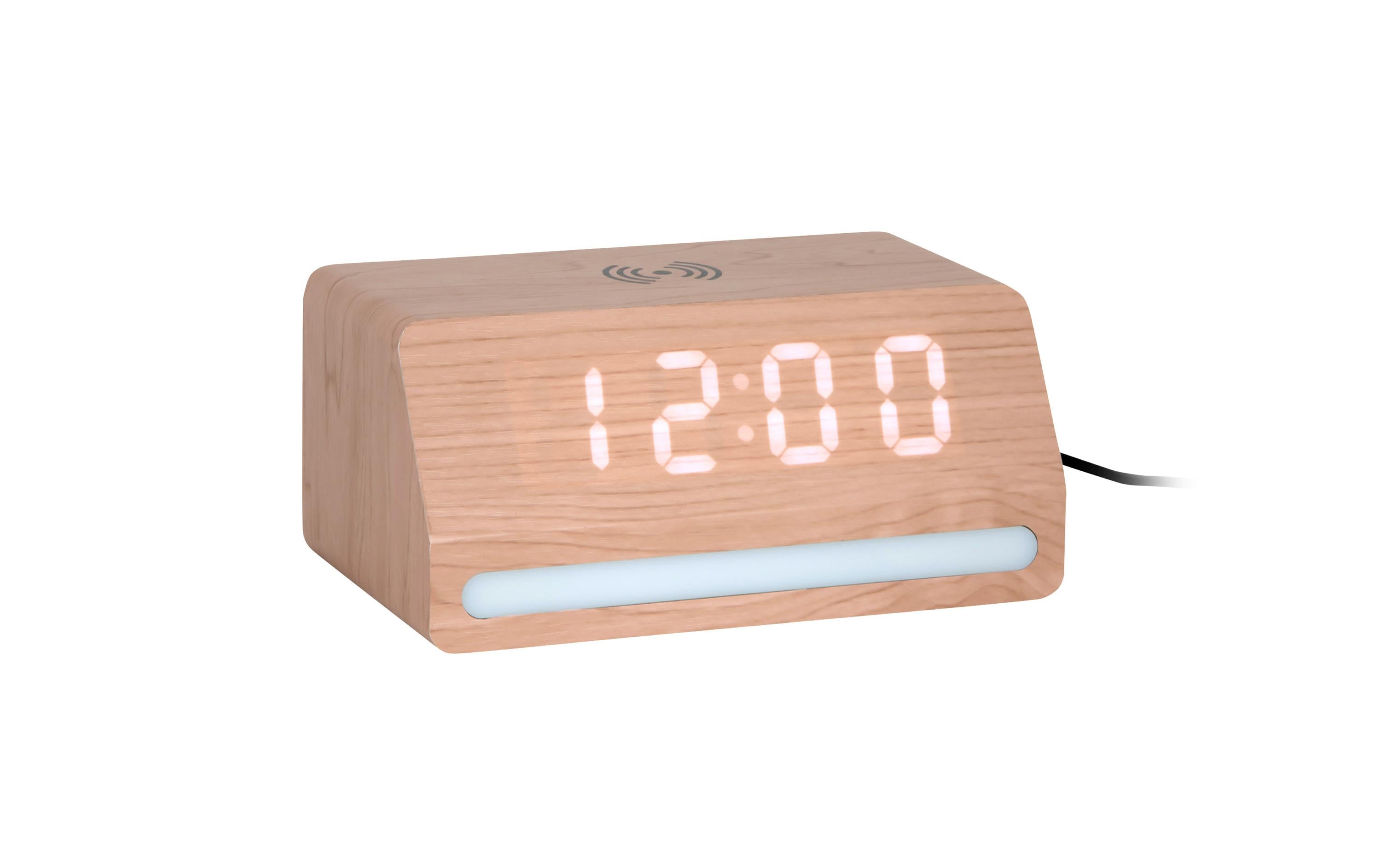 2040771 - Mediatech KARLSSON Wecker Retro Light LED Wood veneer kaufen Schweiz | Mediatech.ch