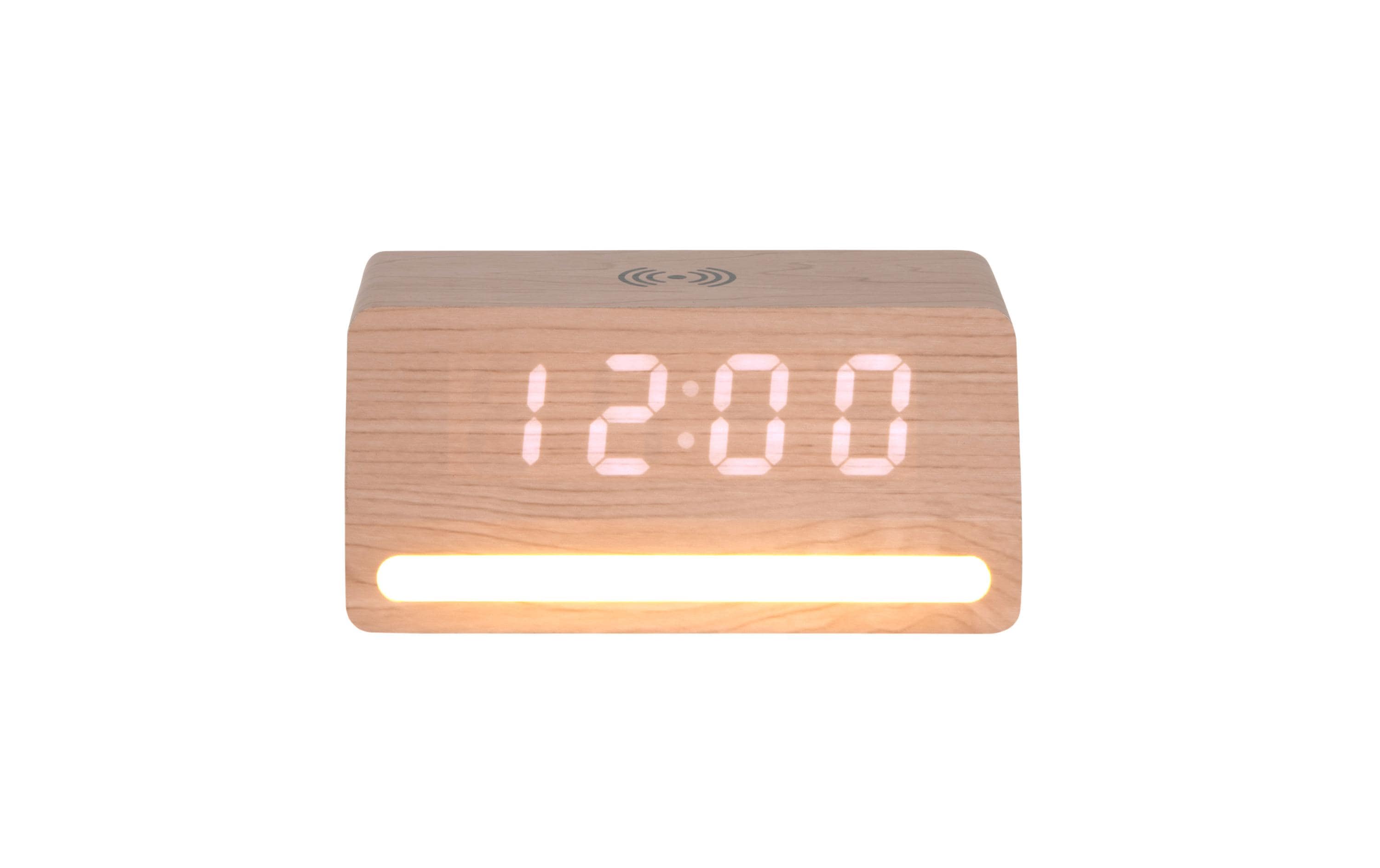 2040771_1 - Mediatech KARLSSON Wecker Retro Light LED Wood veneer