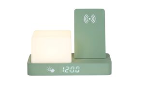 KARLSSON Wecker Retro Night Light LED Jungle green
