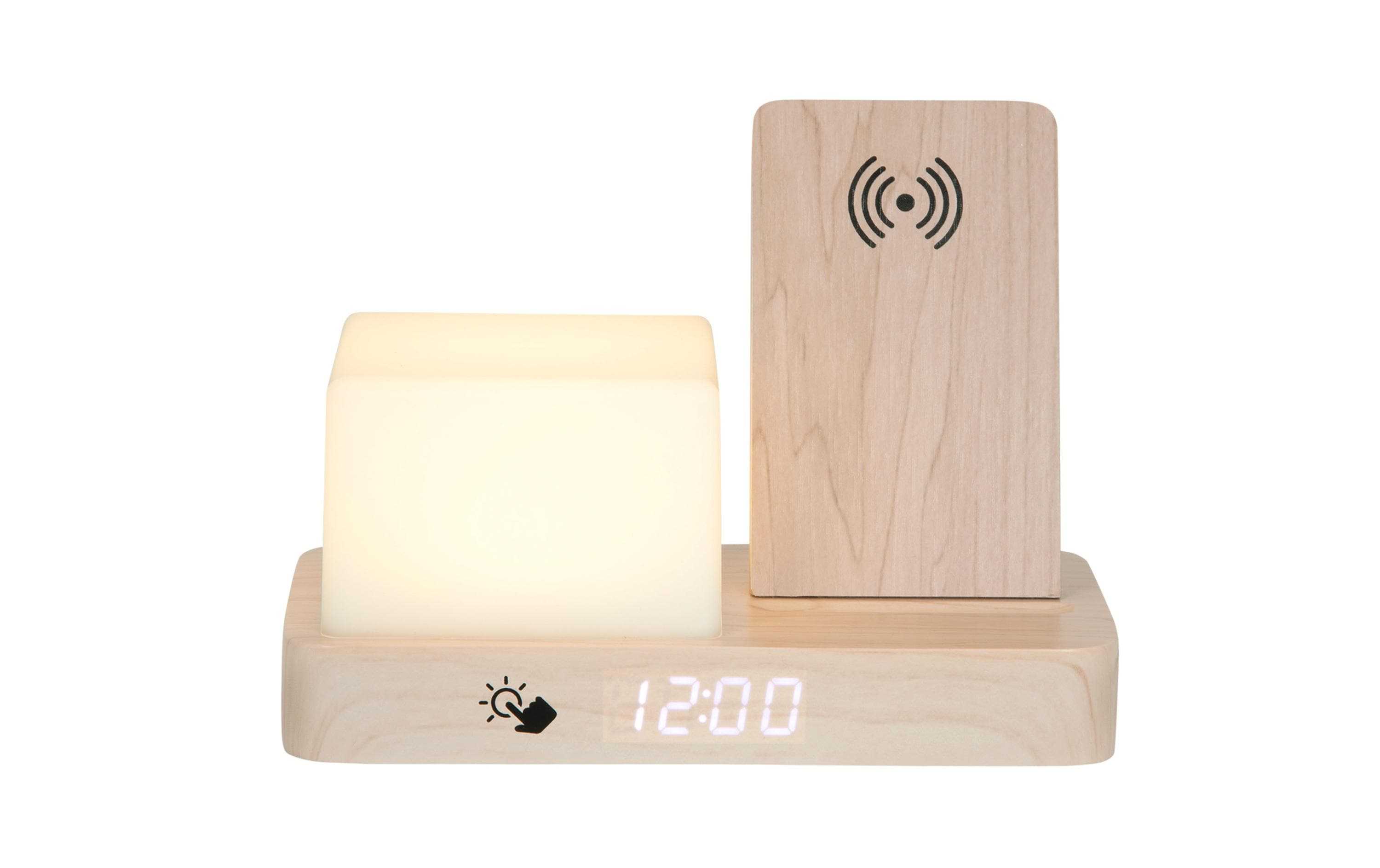 2040776_1 - Mediatech KARLSSON Wecker Retro Night Light LED Wood veneer