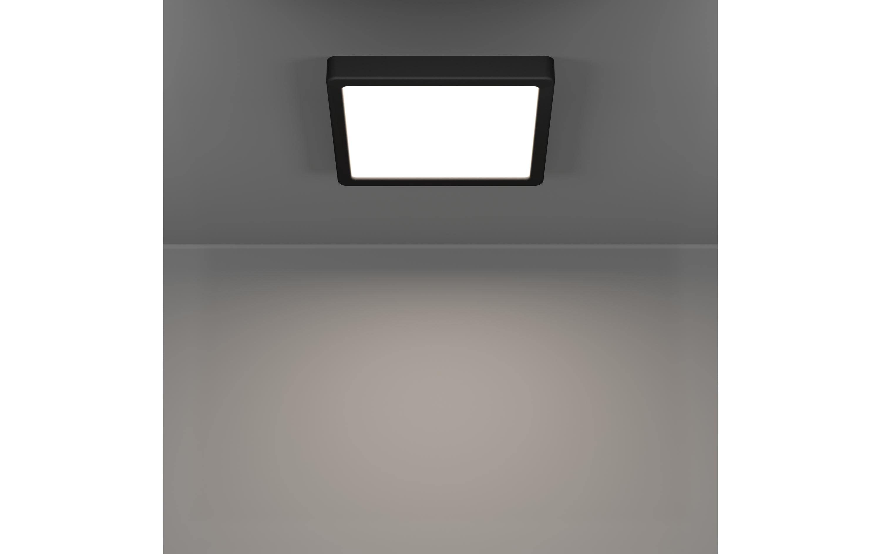 2042034_1 - Mediatech Eglo Deckenleuchte Fueva 220x220mm, schwarz