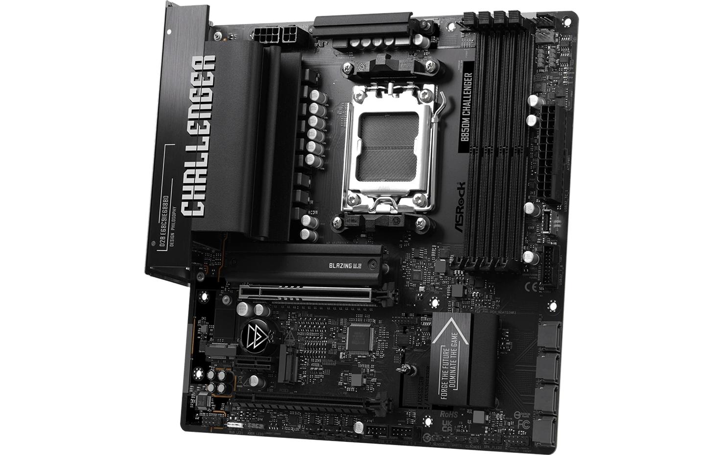 2044740_1 - Mediatech ASRock B850M CHALLENGER, mATX, AM5 AMD B850, AM5, 4x DDR5, PCIe 5.0