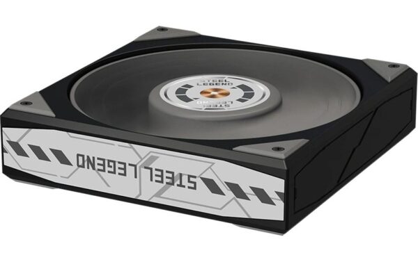 2044895_5 - Mediatech ASRock Steel Legend Dark 360 LCD Liquid CPU Cooler, 3.4 LCD, 3x120mm ARGB
