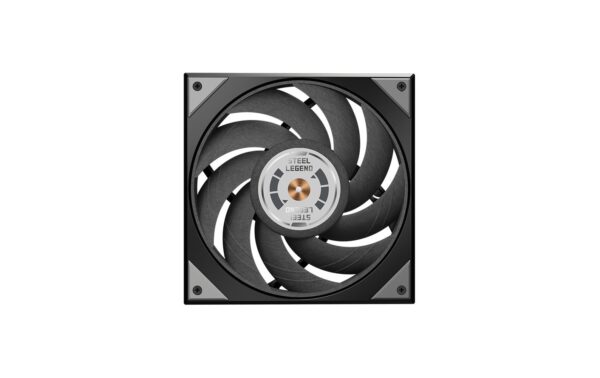2044895_8 - Mediatech ASRock Steel Legend Dark 360 LCD Liquid CPU Cooler, 3.4 LCD, 3x120mm ARGB
