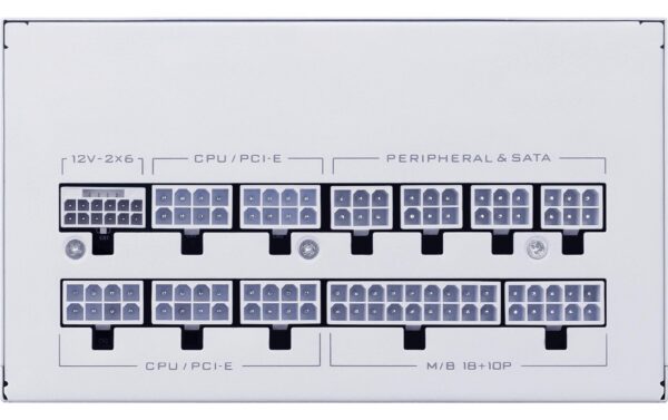 Netzteil Lian Li SX850, ATX3.1 80+ Plat., vollmodular, Weiss