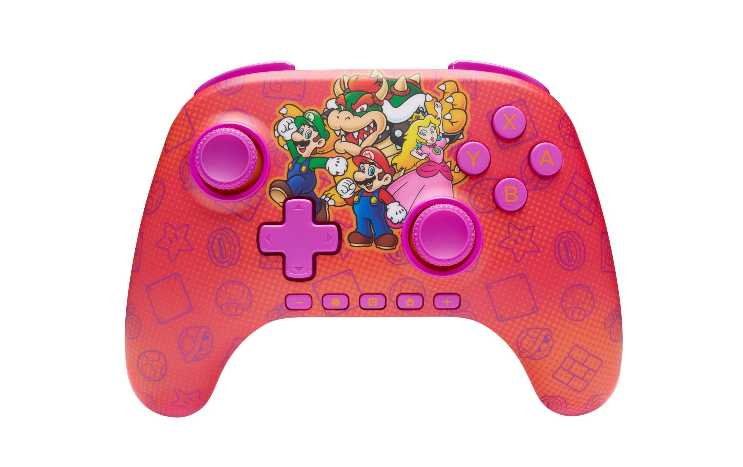 2045804 - Mediatech PowerA Advantage Wireless Controller - Mari Für Switch 2, Mario & Friends
