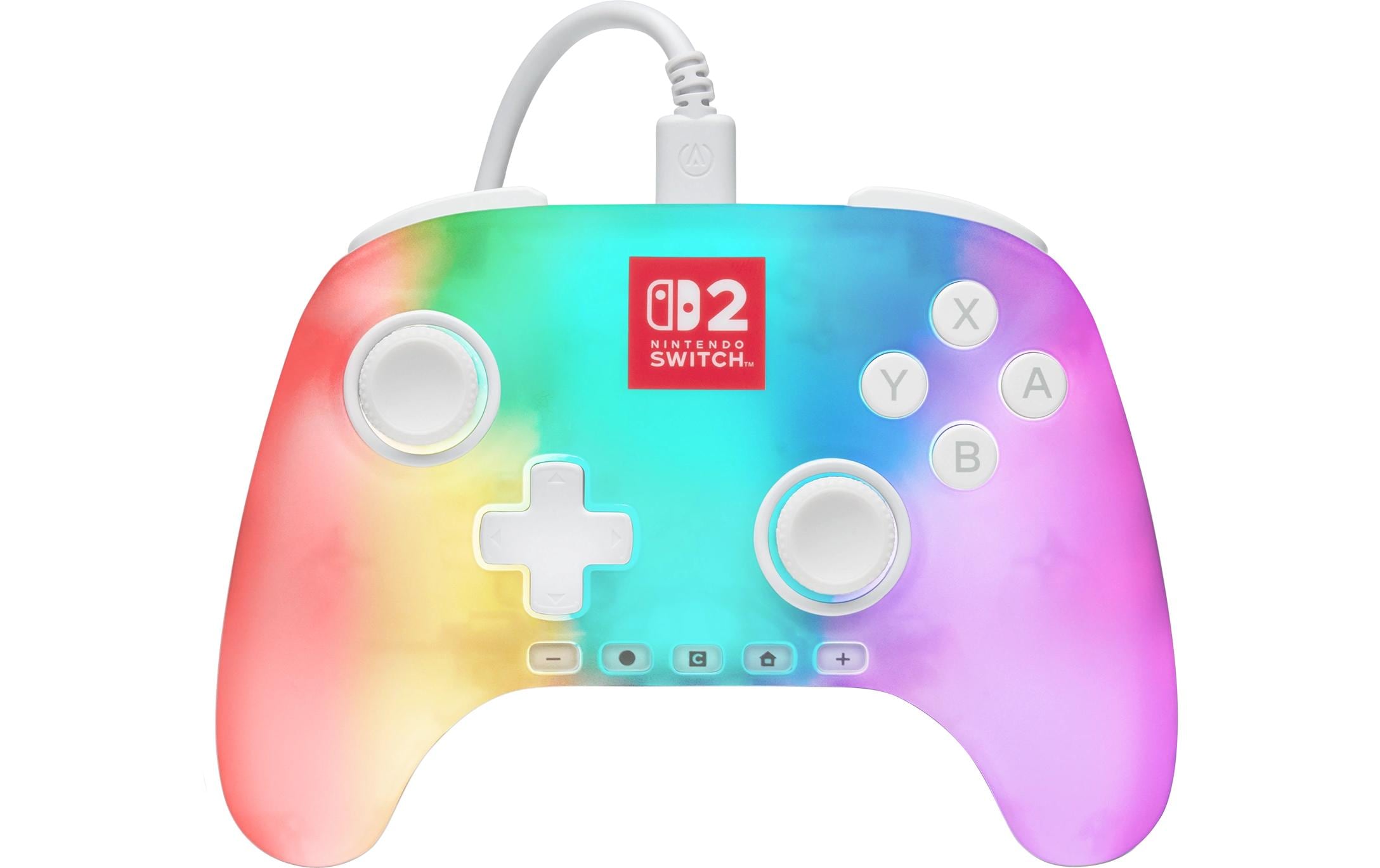 2045810 - Mediatech Power A PowerA Advantage Wired Controller - Lum Für Switch 2, Lumectra White kaufen | Mediatech.ch