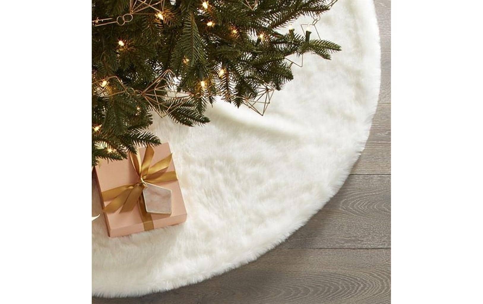 2046240 - Mediatech Dameco Christbaumdecke Weiss, Plüsch D: 70 cm, Silber-Weiss, Textil kaufen Schweiz | Mediatech.ch