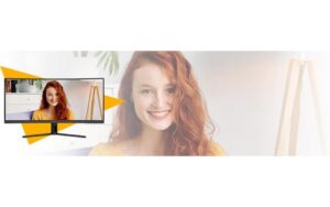 2046387_2 - Mediatech AOC Monitor CU34B3E VA Curved, 120 Hz, HDMI, DP