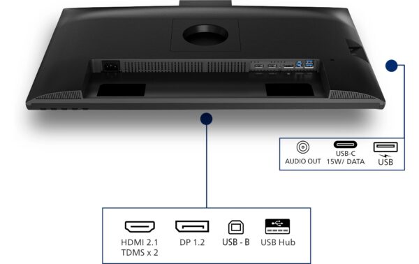 Philips 27 27B2N3500JH/00, 2560x1440 120Hz HV, HDMI, DP, USB Hub, Speakers, Pivot, Web