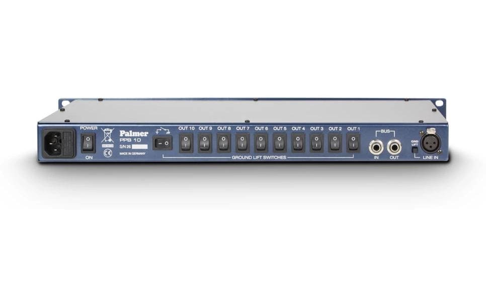 Palmer Presse-Patchbox 10-Kanal PPB10