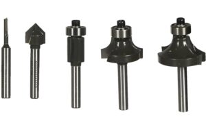 RYOBI 5-teiliges Fräserset 6 mm RAKRBS5 Passend für RYOBI Kantenfräser