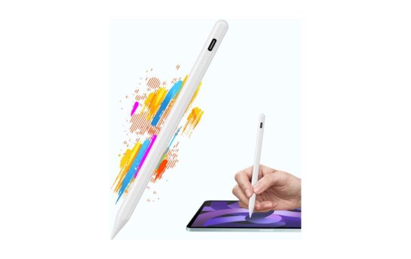 2051253_8 - Mediatech LMP DigiPen, iPad, 140mAh, USB-C Ladeport 10Pack, Touch on off, Weiss, USB A-C Kabel