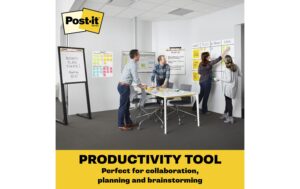 2052209_5 - Mediatech 3M Post-it Super Sticky Recycling Flipchart 2 Blöcke à 30 Blatt, 63.5x76.2cm, weiss