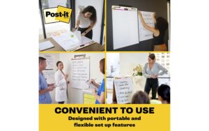 2052209_7 - Mediatech 3M Post-it Super Sticky Recycling Flipchart 2 Blöcke à 30 Blatt, 63.5x76.2cm, weiss