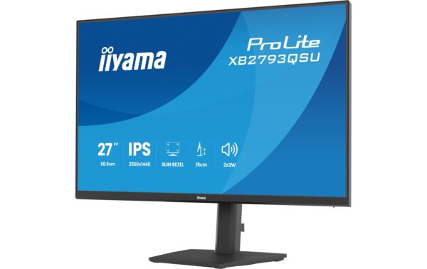 IIYAMA 27 XB2793QSU-B1 IPS 2560x1440 100Hz
