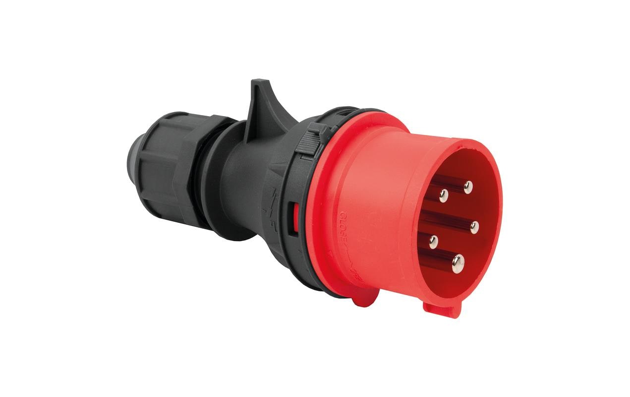 2053378 - Mediatech Steffen CEE Stecker 16/5 IP44 400V 6h vernickelt kaufen Schweiz | Mediatech.ch