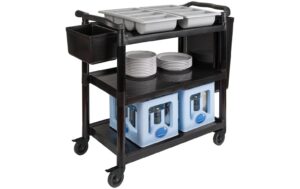 APS Servierwagen Ready 108 x 50 x 96 cm, Schwarz