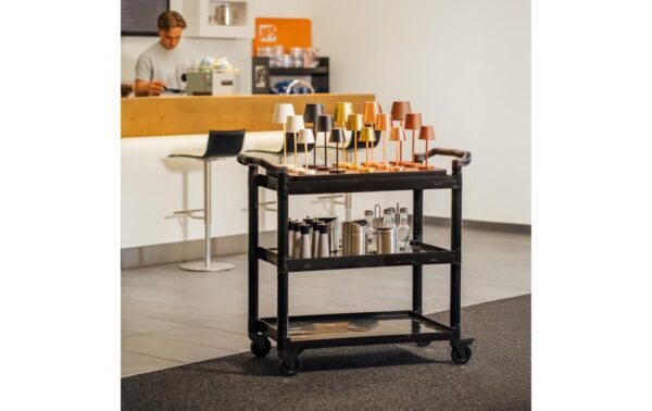 APS Servierwagen Ready 108 x 50 x 96 cm, Schwarz