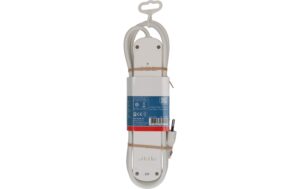 Steckdosenleiste Basic Line 6x Typ 13 ws Schalter 1.5m Green+Fair