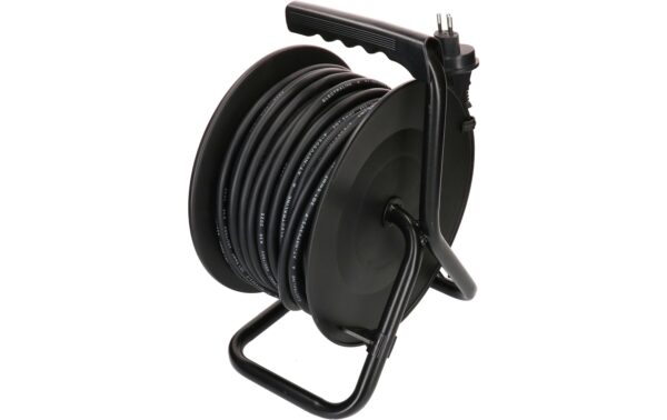 2053780_5 - Mediatech Kabelrolle 3x Typ 13 IP55 33m schwarz