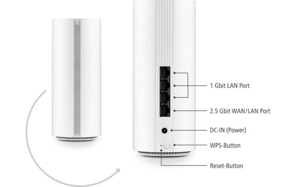 2054212_6 - Mediatech Devolo BE6500 WiFi7 Router WiFi-7, Dual-Band