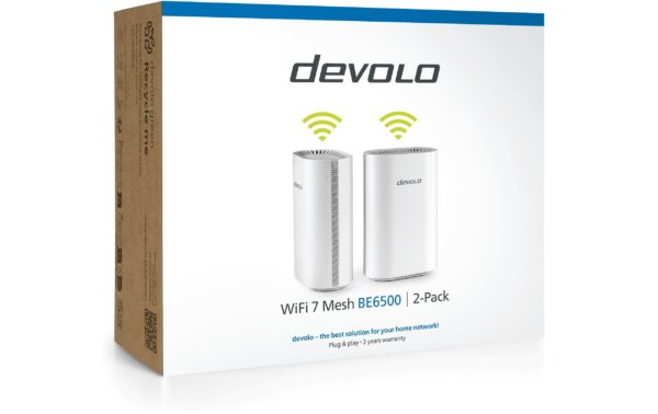 2054216_2 - Mediatech Devolo BE6500 WiFi 7 2-Pack WiFi 7, Dual-Band,2-Pack