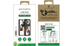 2054335_4 - Mediatech 4smarts E-Ink Cover mit NFC-Display iPhone 17 Pro
