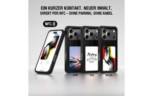 2054335_5 - Mediatech 4smarts E-Ink Cover mit NFC-Display iPhone 17 Pro
