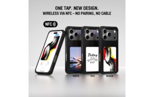 2054335_6 - Mediatech 4smarts E-Ink Cover mit NFC-Display iPhone 17 Pro