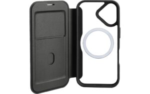 2054337_1 - Mediatech 4smarts Urban Pro Flipcase, Schwarz iPhone 17