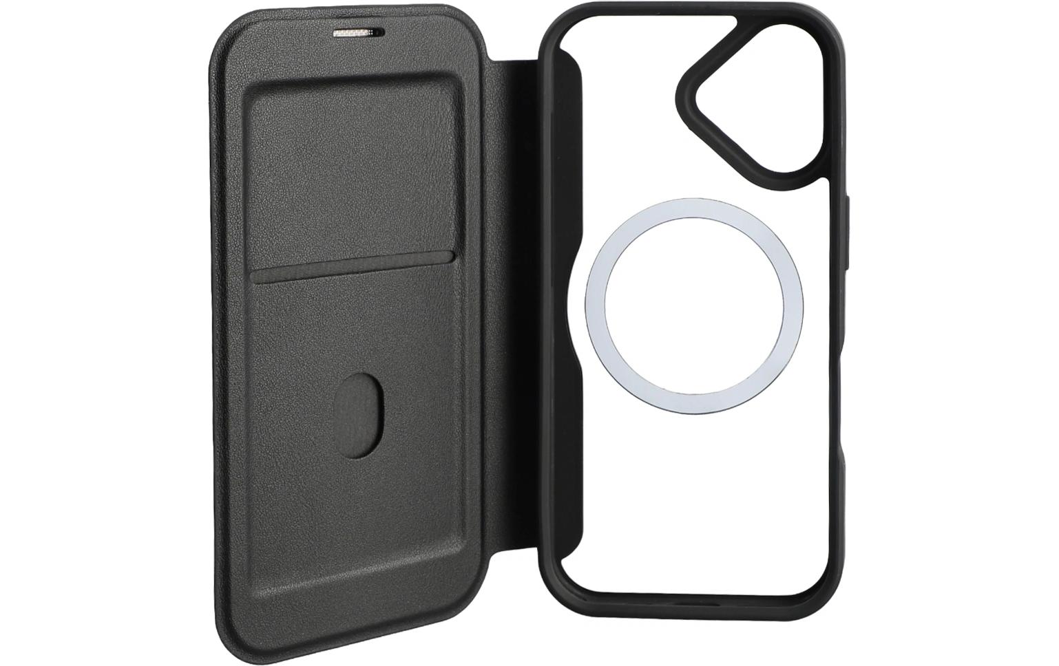 2054337_1 - Mediatech 4smarts Urban Pro Flipcase, Schwarz iPhone 17