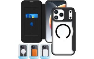 2054337_6 - Mediatech 4smarts Urban Pro Flipcase, Schwarz iPhone 17