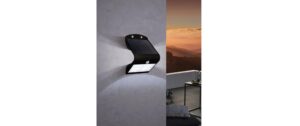 Eglo Wandleuchte LAMOZZO Solar, schwarz