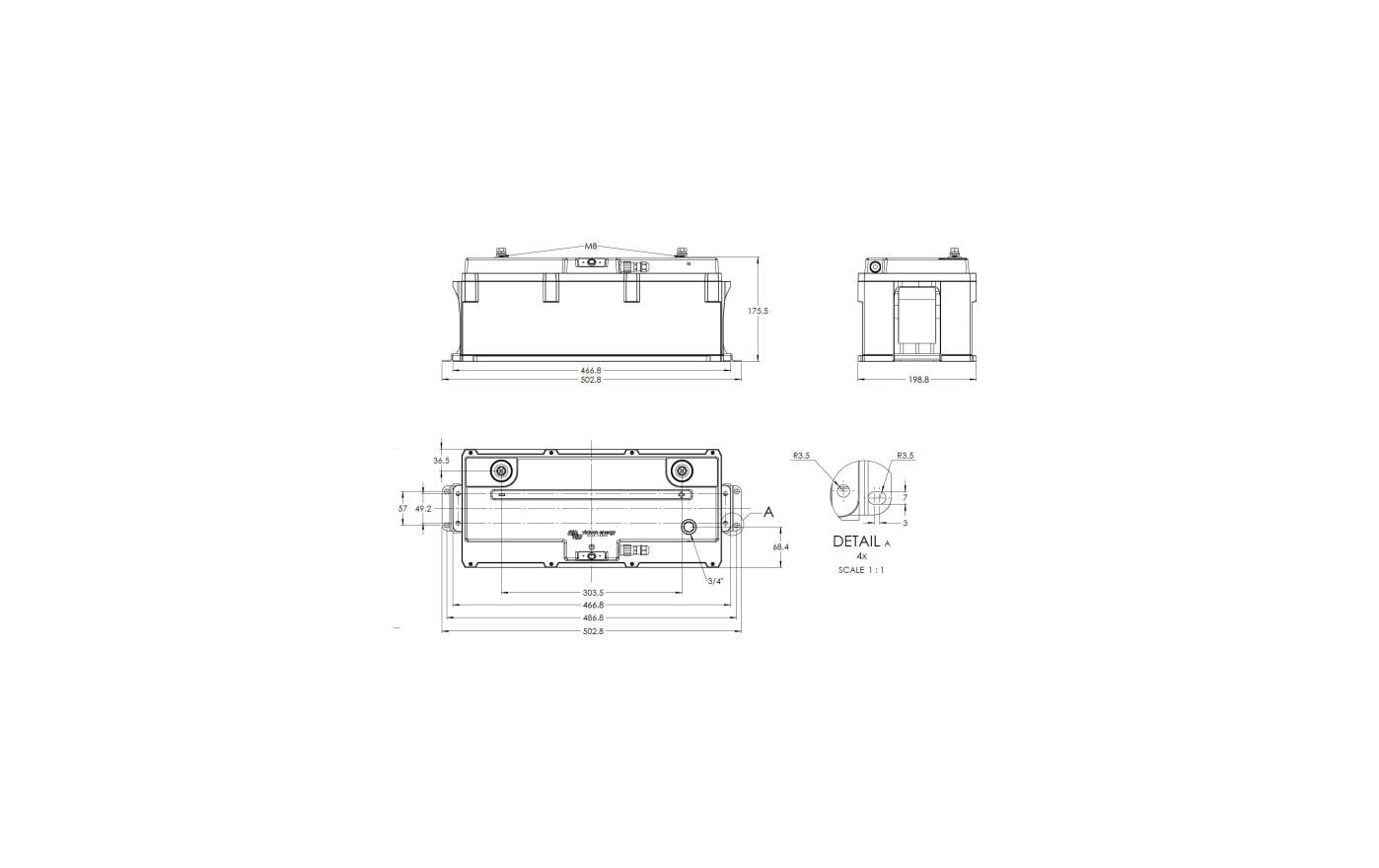 2054565_1 - Mediatech Victron Energy SuperPack 12,8V/200Ah NG 466x198x173mm