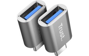 2054746_1 - Mediatech Trust Calyx Adapter USB-C auf USB-A 2er Pk